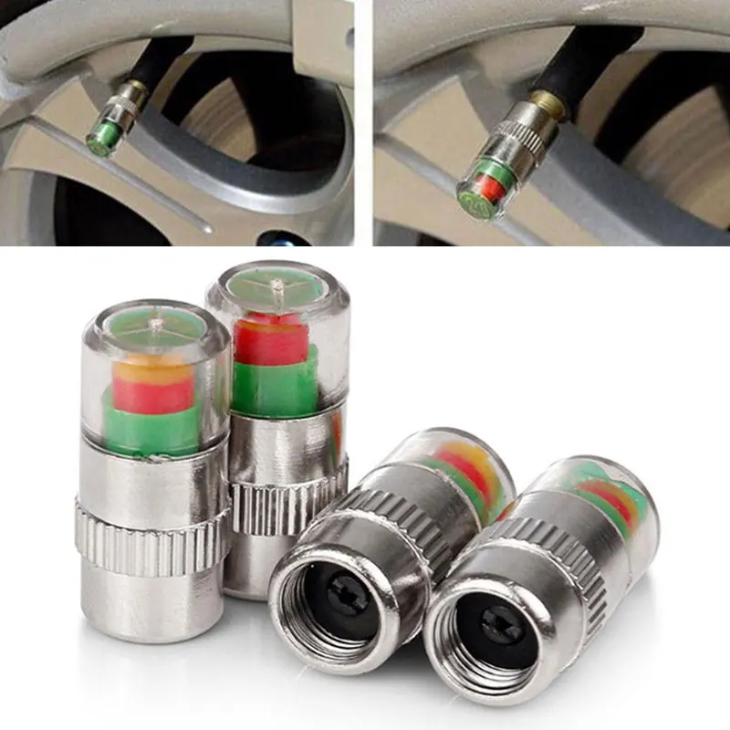 Tyre Pressure Gauge - 4pcs Car Tire Pressure Monitoring System