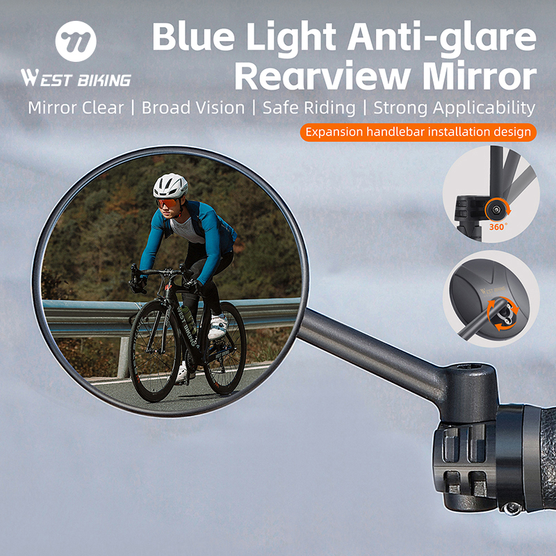 Mirror Extender Bar - WEST BIKING Anti-Glare Bicycle Rearview Mirror