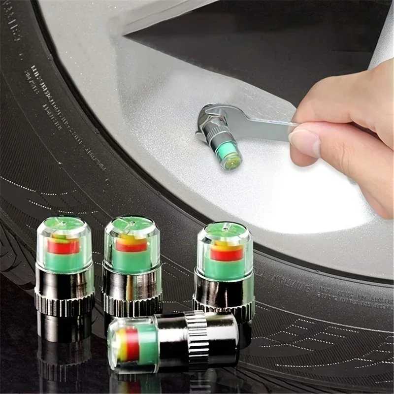 4pcs Car Tire Pressure Monitor - Tyre Pressure Gauge บทวิจารณ์และราคา