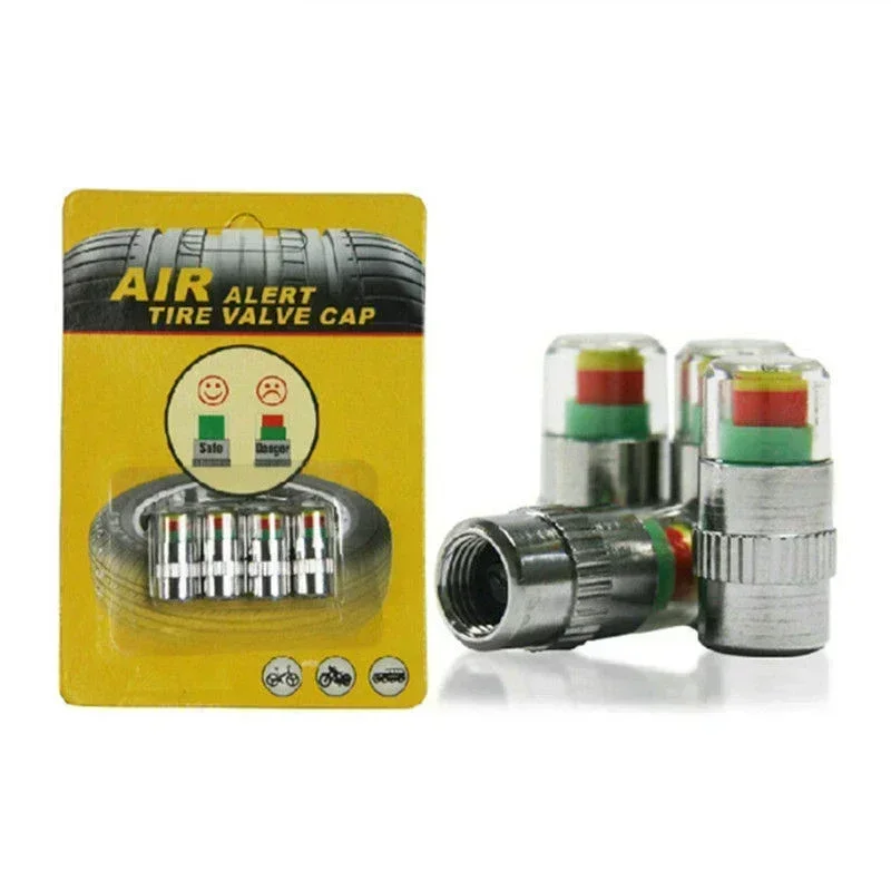 4pcs Car Tire Pressure Monitor - Tyre Pressure Gauge บทวิจารณ์และราคา