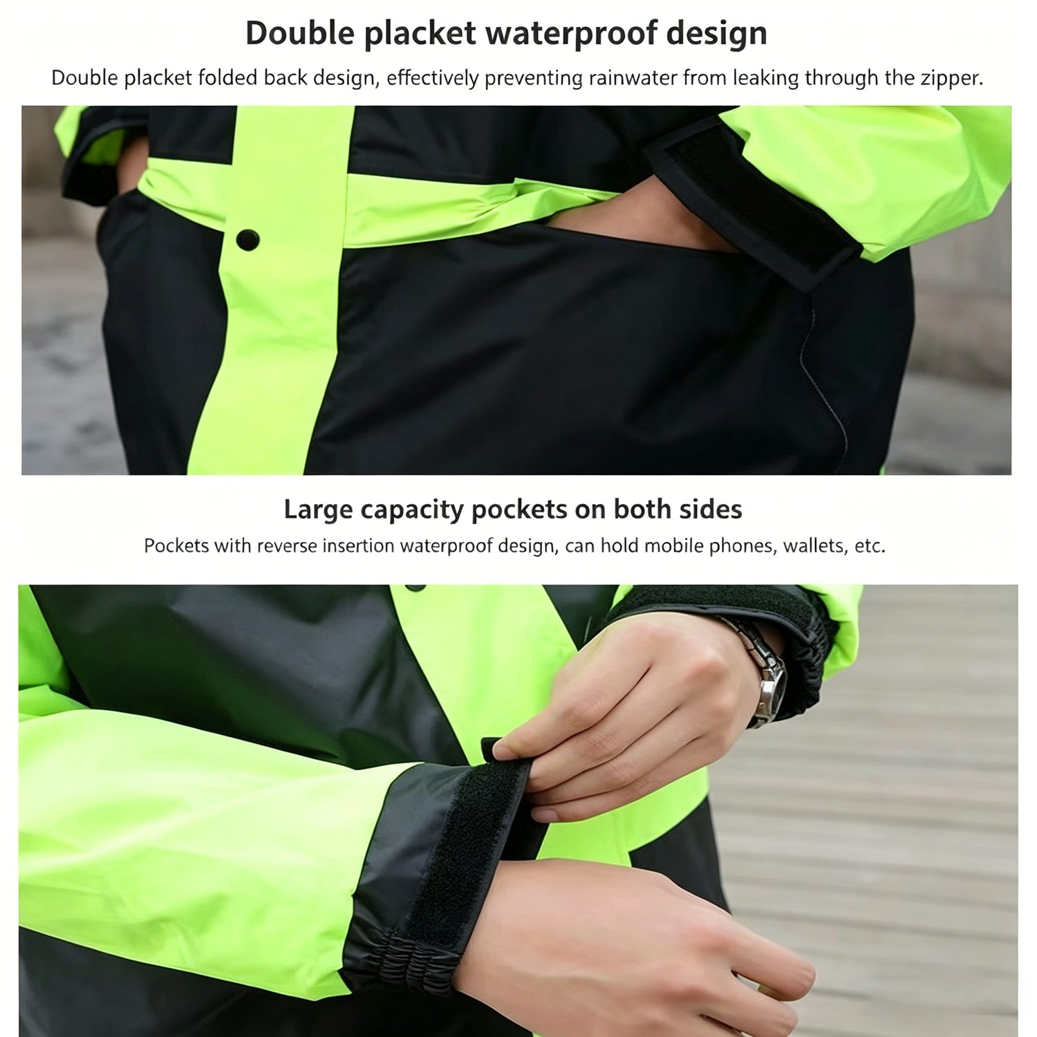 Motorcycle Raincoat Suits Men  - Motorcycle Gear Jacket บทวิจารณ์และราคา