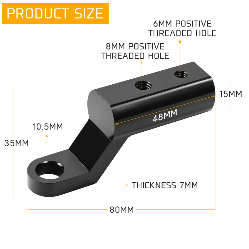 Motorcycle Aluminum Alloy Phon - Mirror Extender Bar บทวิจารณ์และราคา