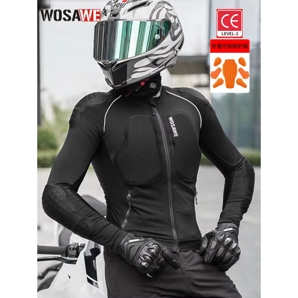 WOSAWE Men Motorcycle Protecti - Motorcycle Gear Jacket บทวิจารณ์และราคา