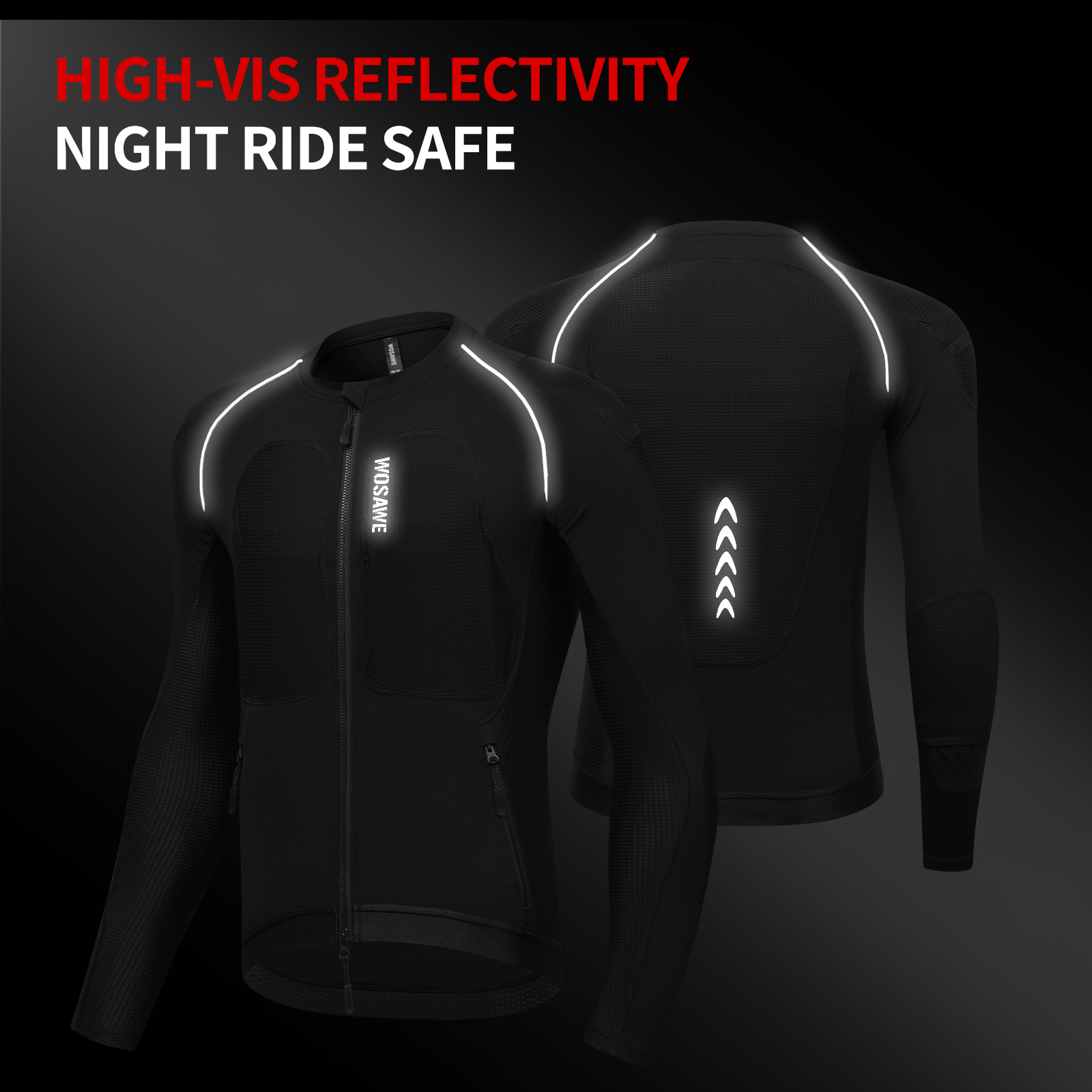 WOSAWE Men Motorcycle Protecti - Motorcycle Gear Jacket บทวิจารณ์และราคา