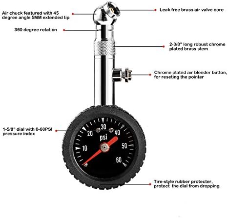 CZC AUTO Heavy Duty Tire Press - Tyre Pressure Gauge บทวิจารณ์และราคา