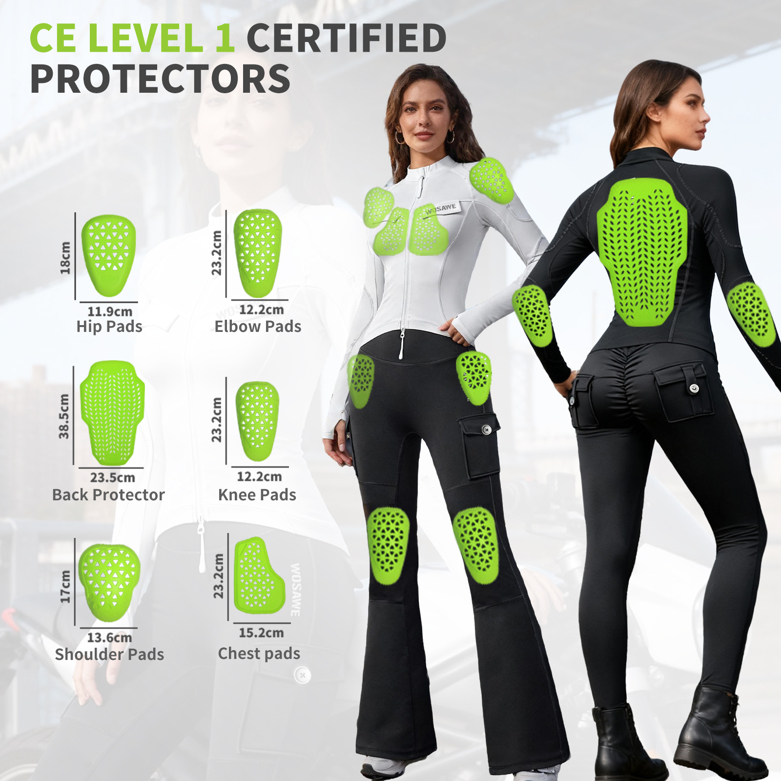 WOSAWE Motorcycle Jacket Inser - Motorcycle Gear Jacket บทวิจารณ์และราคา