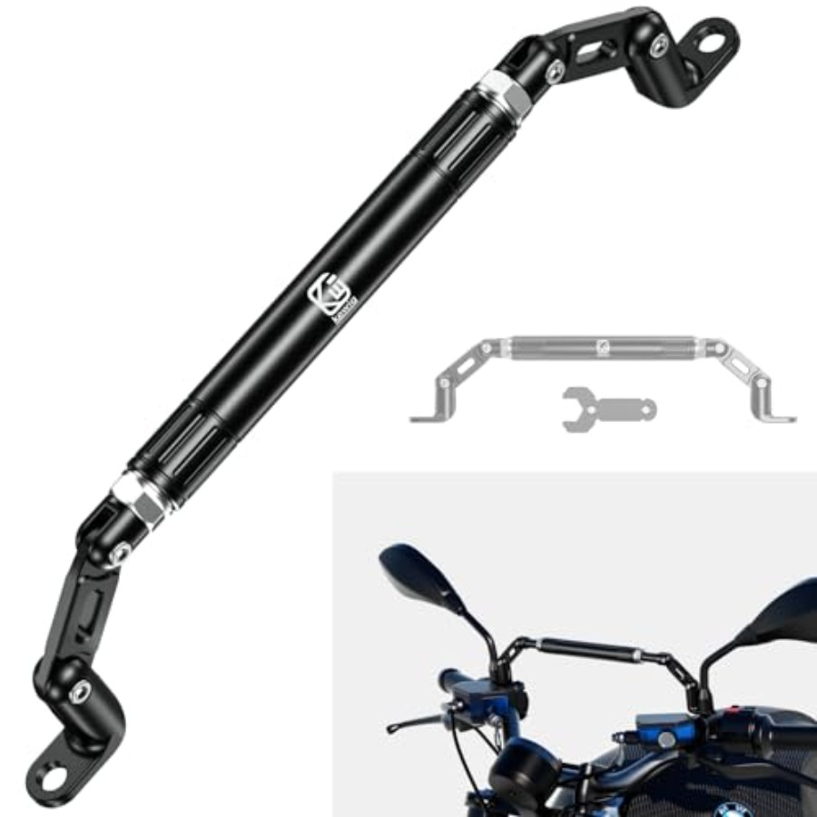 Motorcycle Cross Bar Fit M10 a - Mirror Extender Bar บทวิจารณ์และราคา