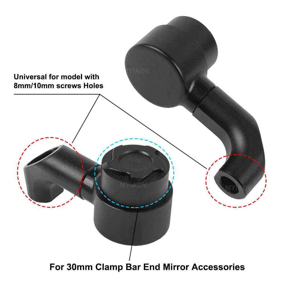 Motorcycle Mirror Riser Extens - Mirror Extender Bar บทวิจารณ์และราคา