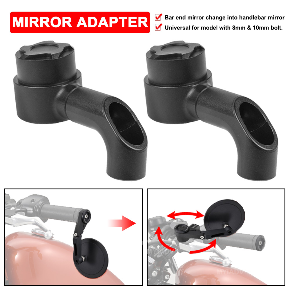 Motorcycle Mirror Riser Extens - Mirror Extender Bar บทวิจารณ์และราคา