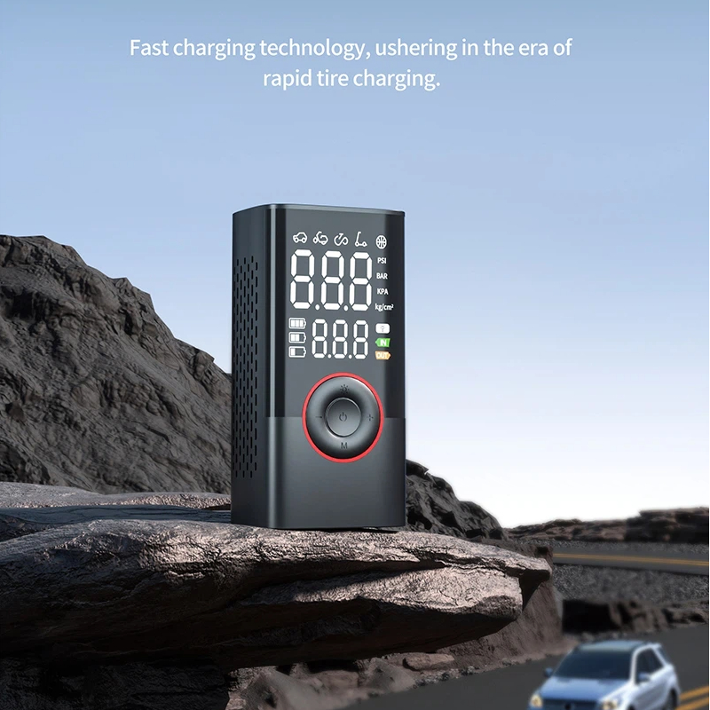 Rechargeable Air Pump Tire Inf - Tyre Pressure Gauge บทวิจารณ์และราคา