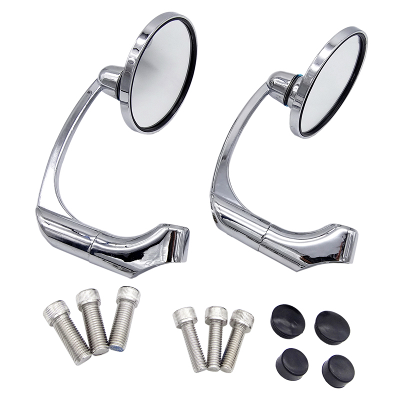 1 Pair 10mm Motorcycle Chrome  - Mirror Extender Bar บทวิจารณ์และราคา