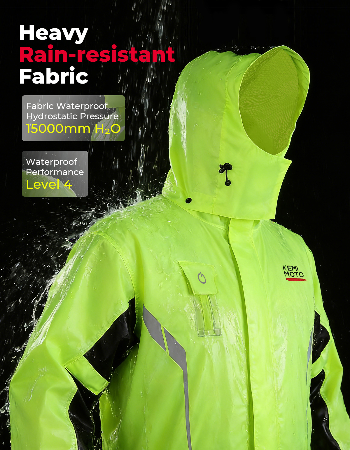 KEMIMOTO Unisex Waterproof Rai - Motorcycle Gear Jacket บทวิจารณ์และราคา