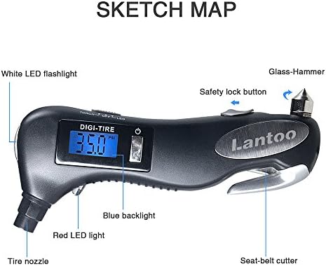 Digital Tire Pressure Gauge 15 - Tyre Pressure Gauge บทวิจารณ์และราคา