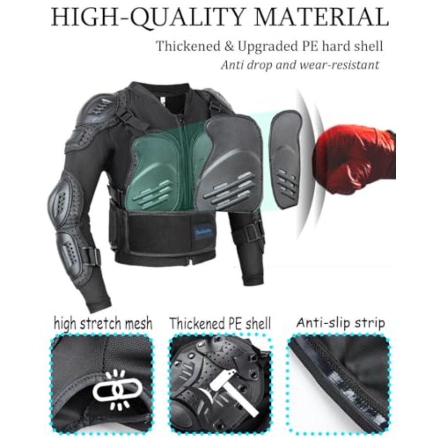 Motorcycle Jacket Armor Suit-D - Motorcycle Gear Jacket บทวิจารณ์และราคา