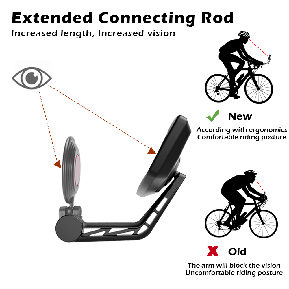 EasyDo Bicycle Mirror Bicycle  - Mirror Extender Bar บทวิจารณ์และราคา